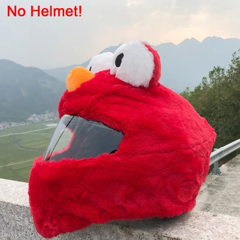 Motorcycle Helmet Cartoons Plush Helmet Cover