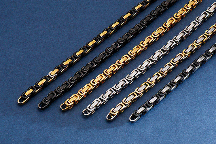 Motorcycle Stainless Steel Chain Bracelet
