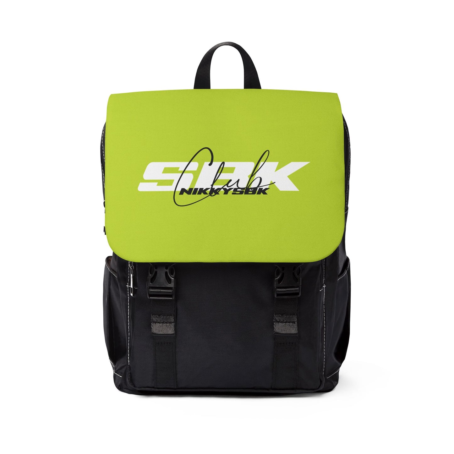 NikkySBK Neon Green Backpack