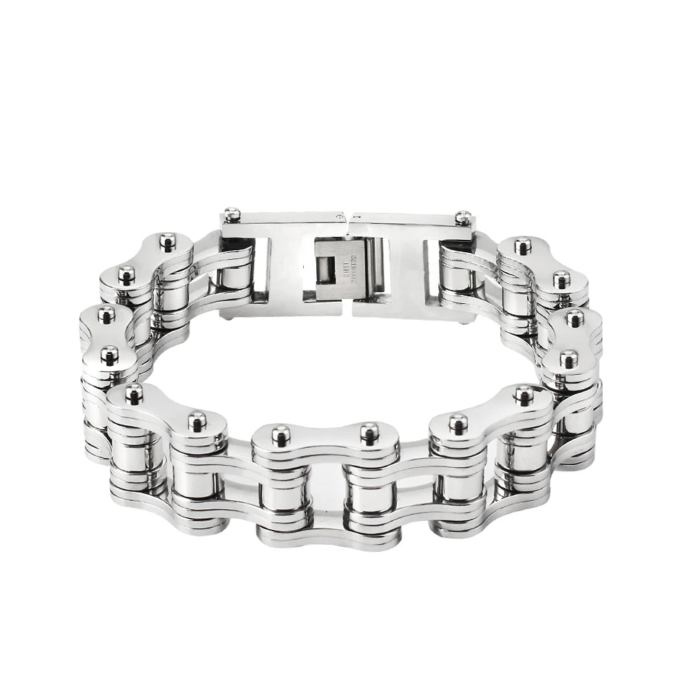 Motorcycle Stainless Steel Chain Bracelet
