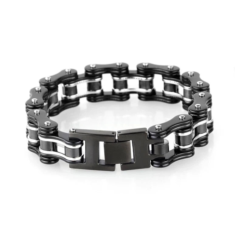 Motorcycle Stainless Steel Chain Bracelet