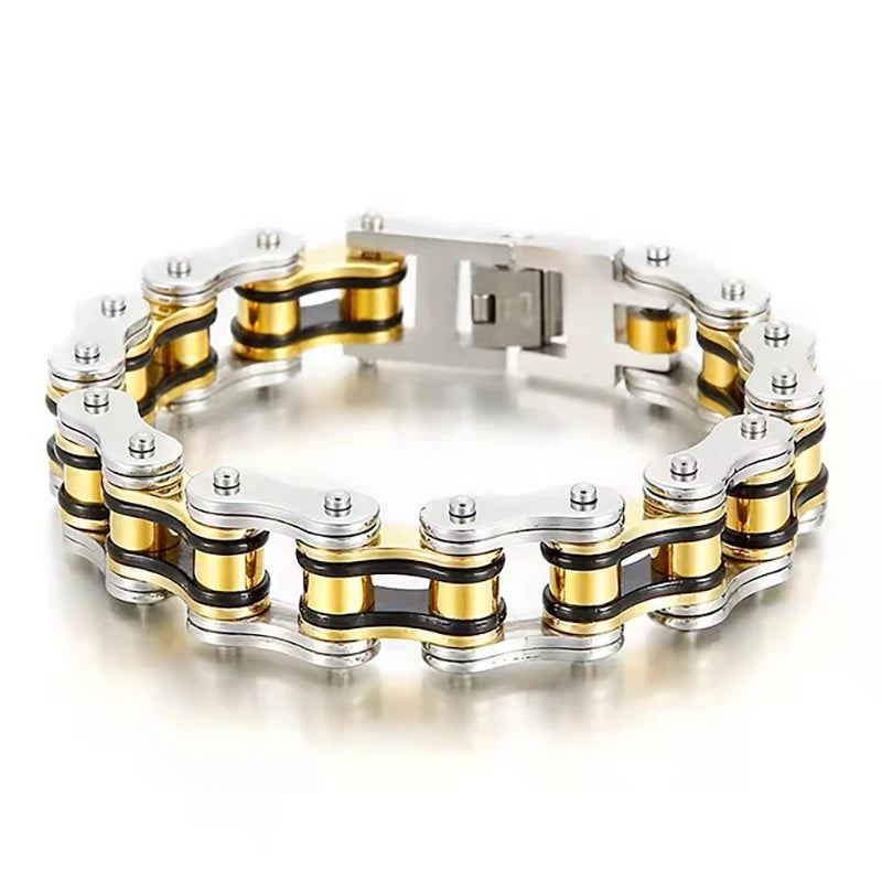 Motorcycle Stainless Steel Chain Bracelet