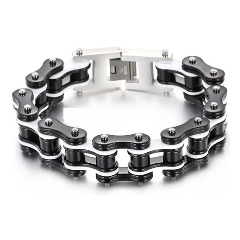 Motorcycle Stainless Steel Chain Bracelet