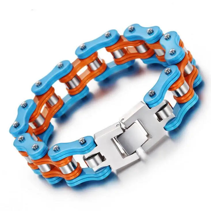 Motorcycle Stainless Steel Chain Bracelet