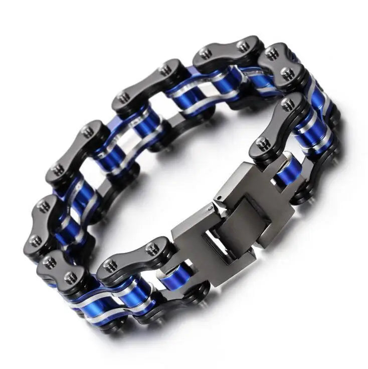 Motorcycle Stainless Steel Chain Bracelet