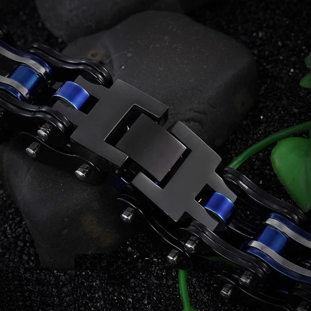 Motorcycle Stainless Steel Chain Bracelet