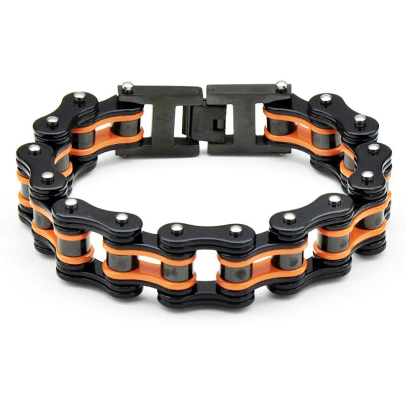 Motorcycle Stainless Steel Chain Bracelet