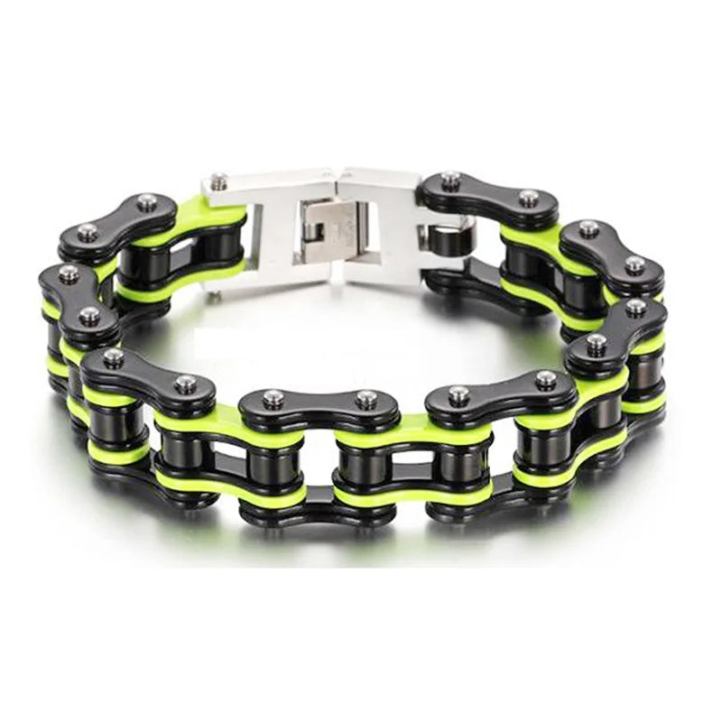 Motorcycle Stainless Steel Chain Bracelet