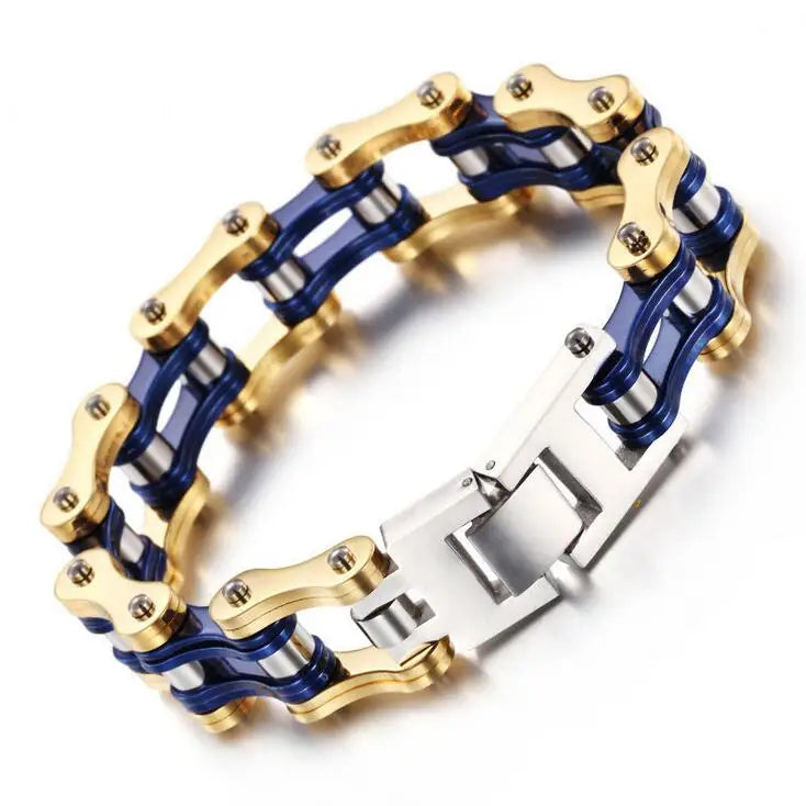 Motorcycle Stainless Steel Chain Bracelet