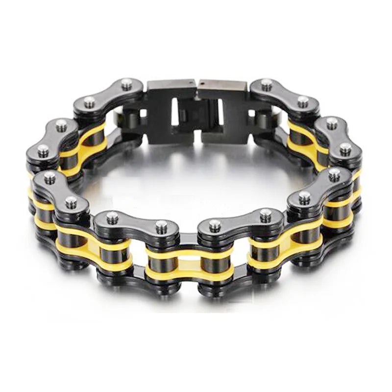Motorcycle Stainless Steel Chain Bracelet