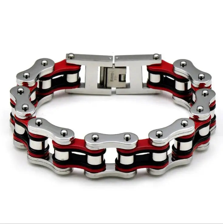 Motorcycle Stainless Steel Chain Bracelet