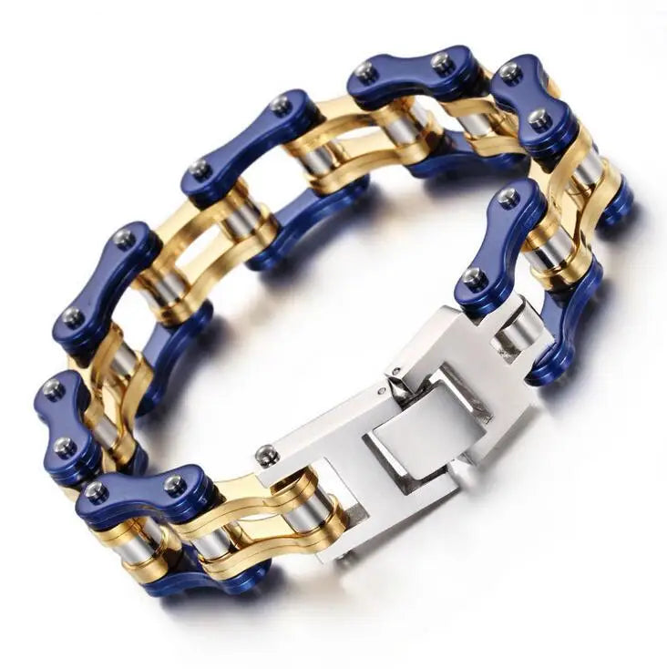 Motorcycle Stainless Steel Chain Bracelet