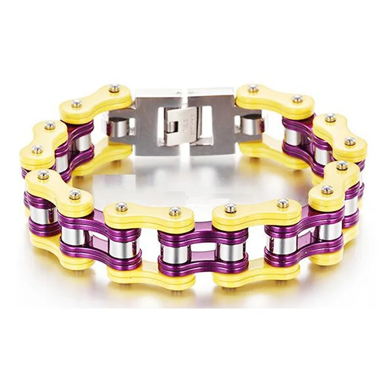 Motorcycle Stainless Steel Chain Bracelet