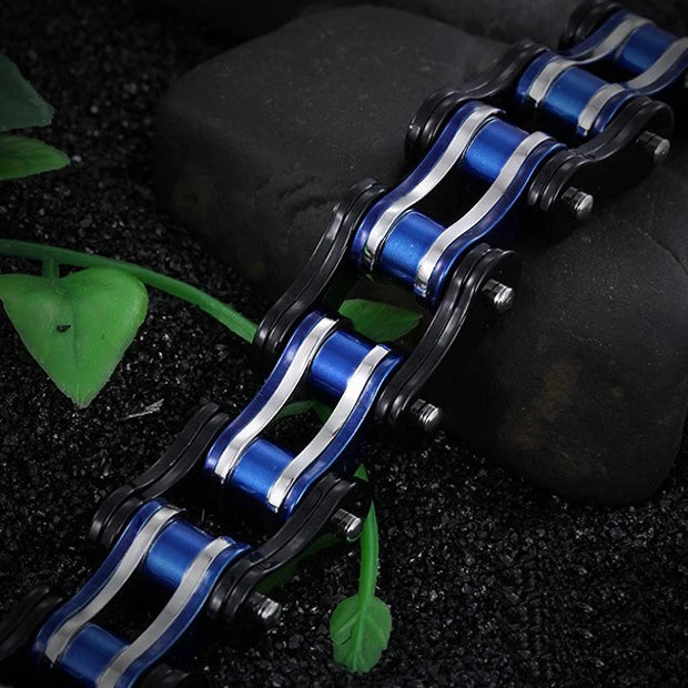 Motorcycle Stainless Steel Chain Bracelet