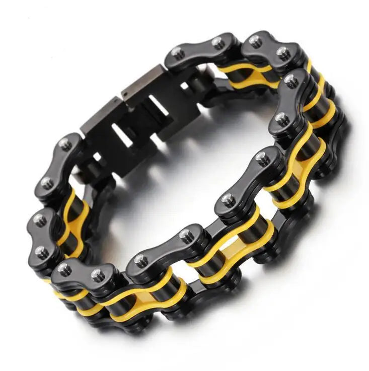 Motorcycle Stainless Steel Chain Bracelet