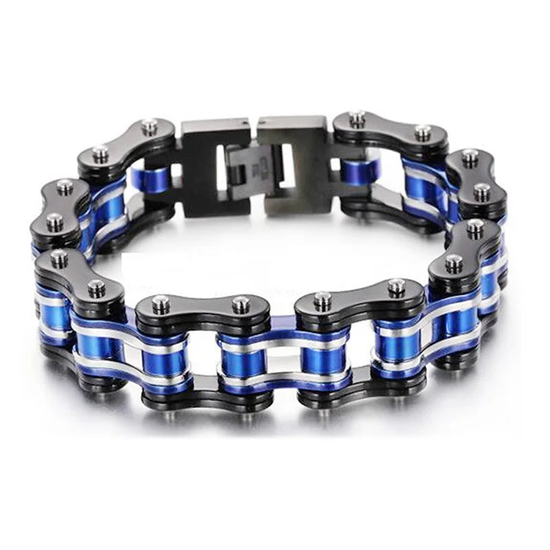 Motorcycle Stainless Steel Chain Bracelet