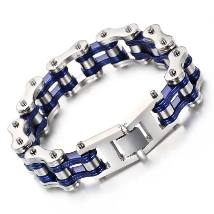 Motorcycle Stainless Steel Chain Bracelet