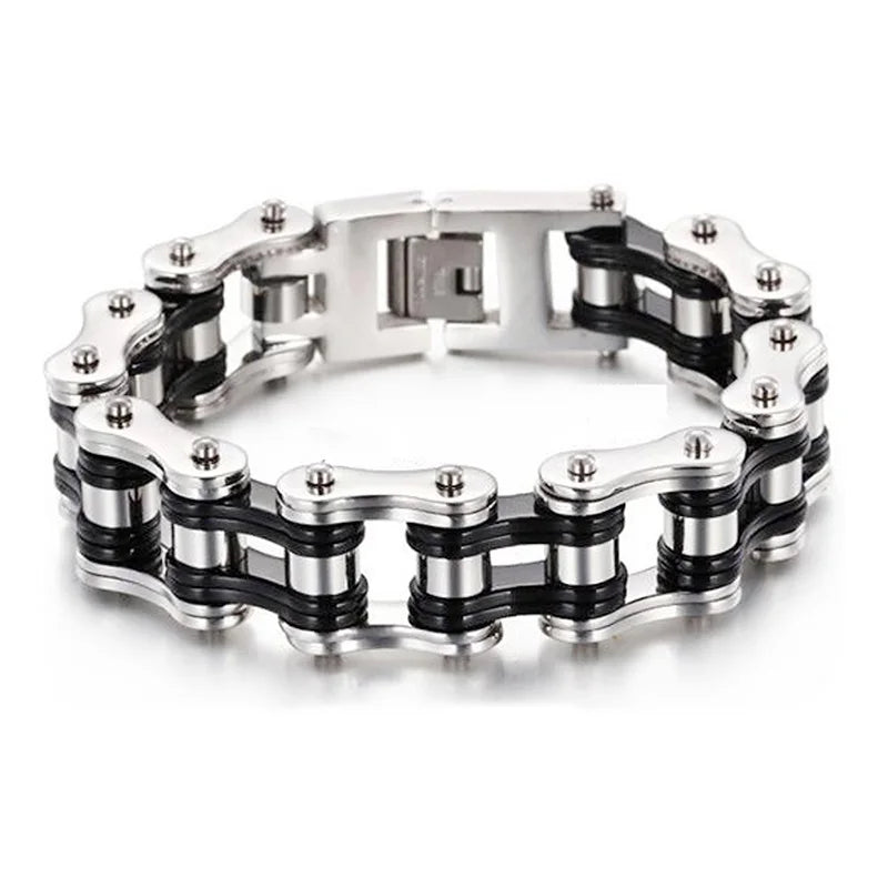 Motorcycle Stainless Steel Chain Bracelet