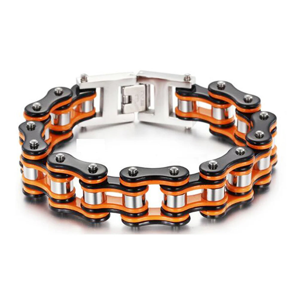Motorcycle Stainless Steel Chain Bracelet