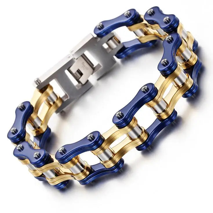 Motorcycle Stainless Steel Chain Bracelet