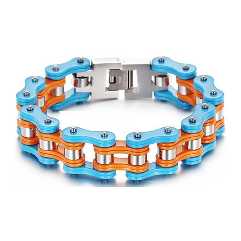 Motorcycle Stainless Steel Chain Bracelet