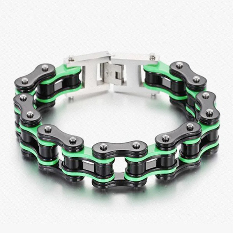 Motorcycle Stainless Steel Chain Bracelet