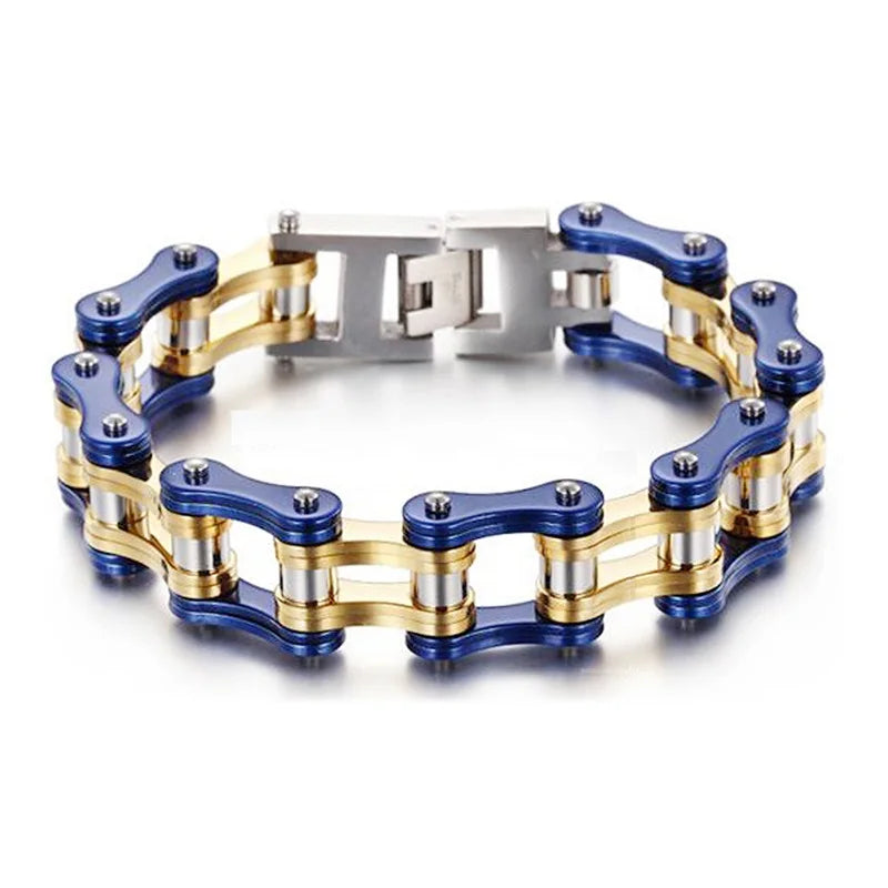 Motorcycle Stainless Steel Chain Bracelet