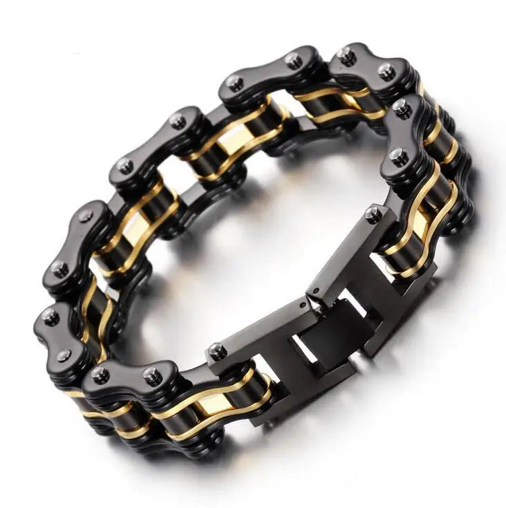 Motorcycle Stainless Steel Chain Bracelet