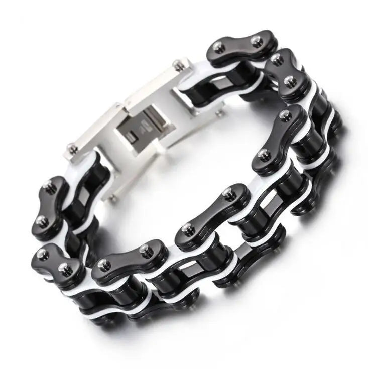 Motorcycle Stainless Steel Chain Bracelet