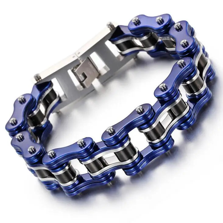 Motorcycle Stainless Steel Chain Bracelet