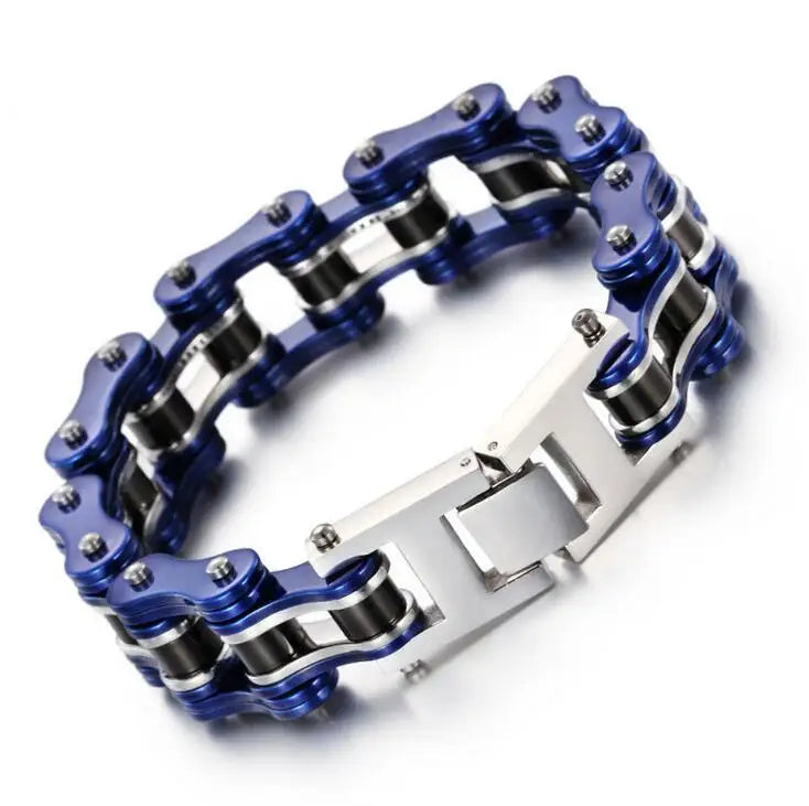 Motorcycle Stainless Steel Chain Bracelet