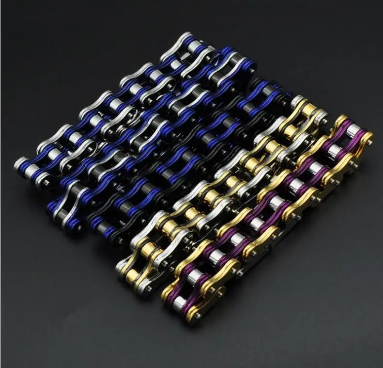 Motorcycle Stainless Steel Chain Bracelet