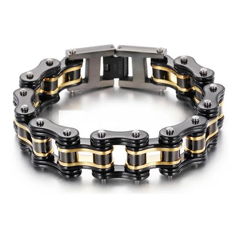 Motorcycle Stainless Steel Chain Bracelet