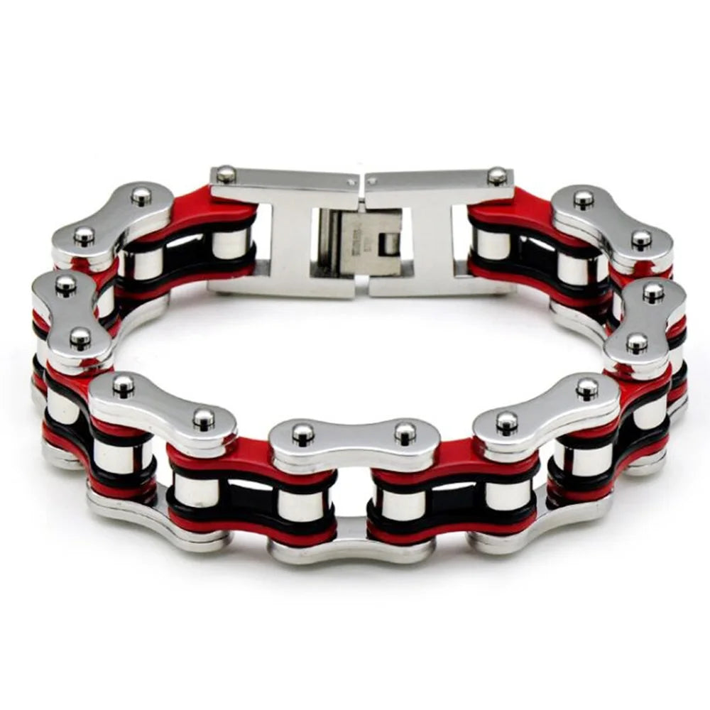 Motorcycle Stainless Steel Chain Bracelet