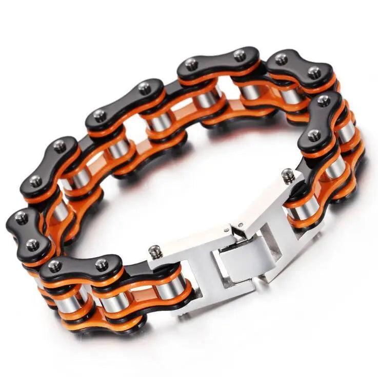 Motorcycle Stainless Steel Chain Bracelet