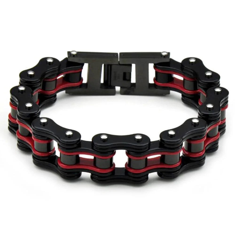 Motorcycle Stainless Steel Chain Bracelet