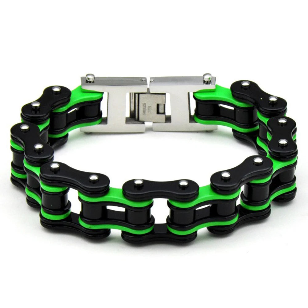 Motorcycle Stainless Steel Chain Bracelet