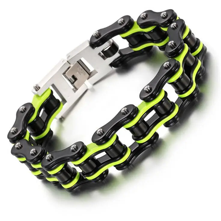 Motorcycle Stainless Steel Chain Bracelet