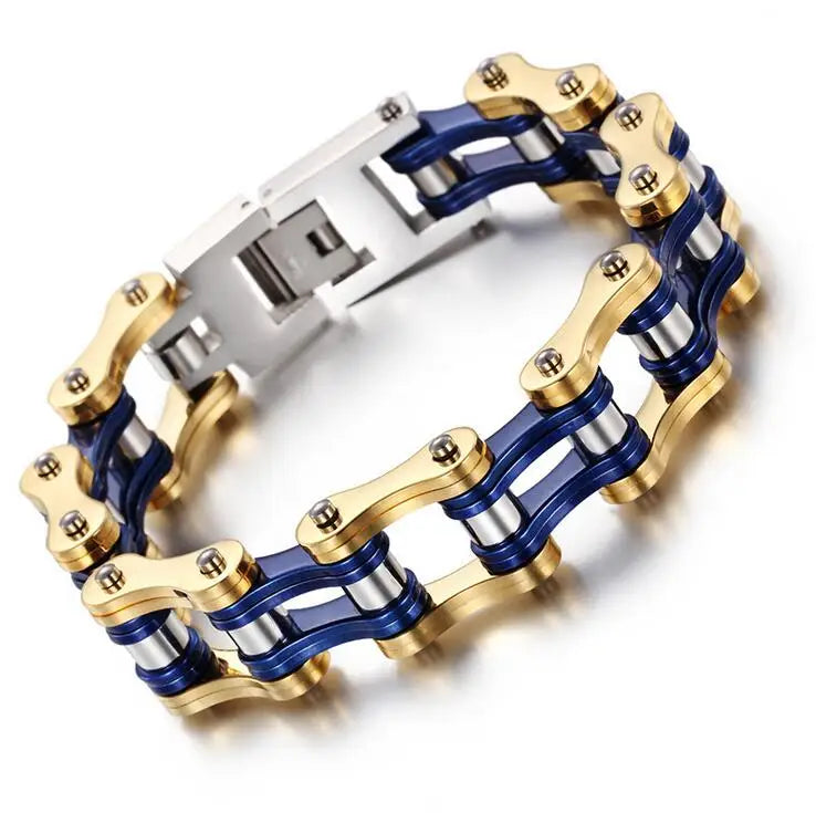 Motorcycle Stainless Steel Chain Bracelet