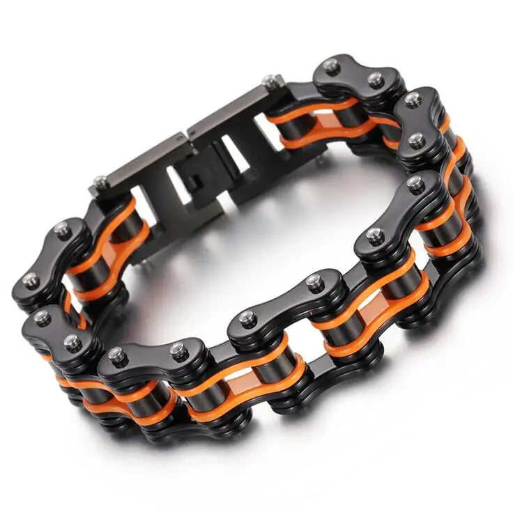 Motorcycle Stainless Steel Chain Bracelet