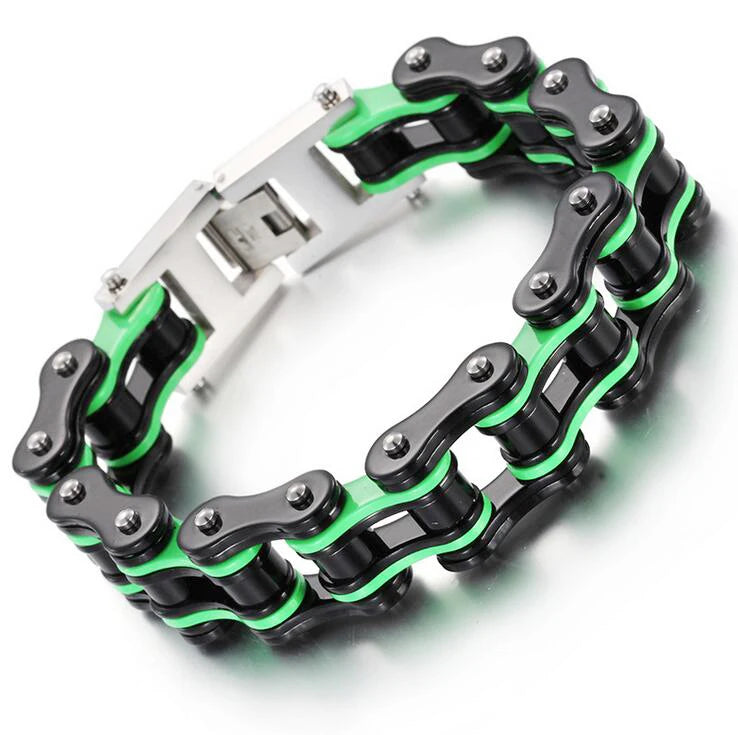 Motorcycle Stainless Steel Chain Bracelet