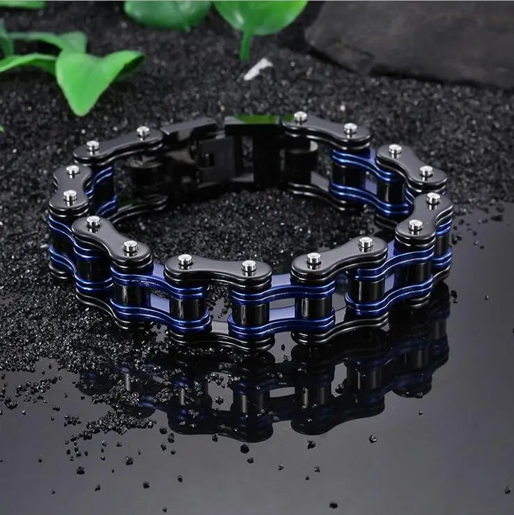 Motorcycle Stainless Steel Chain Bracelet
