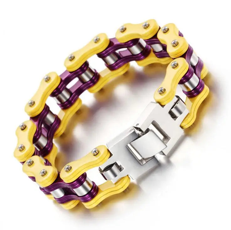 Motorcycle Stainless Steel Chain Bracelet