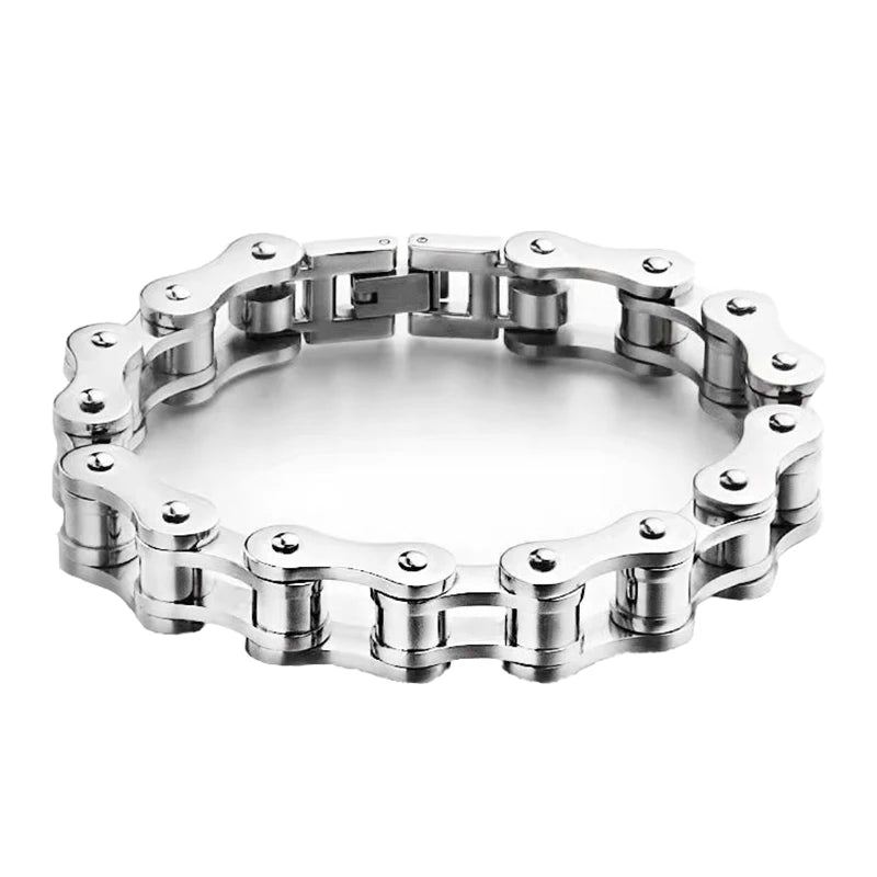 Motorcycle Stainless Steel Chain Bracelet