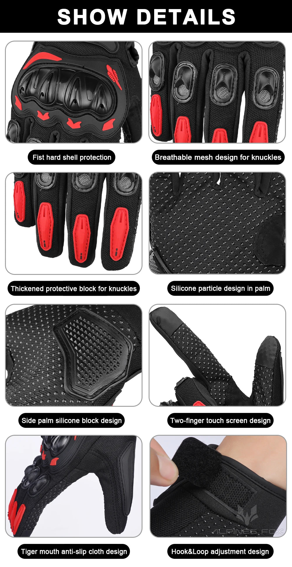 VEMAR Summer Motorcycle Gloves