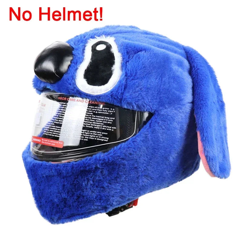 Motorcycle Helmet Cartoons Plush Helmet Cover