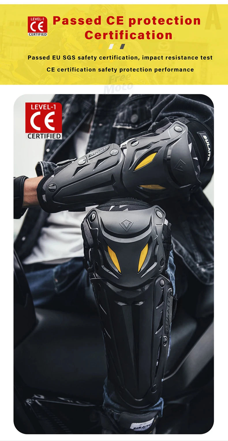 Motocross Knee/Elbow Pads Protection Gear