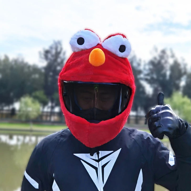 Motorcycle Helmet Cartoons Plush Helmet Cover
