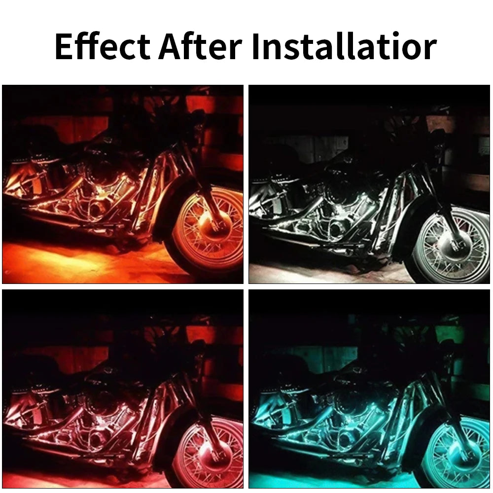 RGB Motorcycle Light Strip LED Underglow