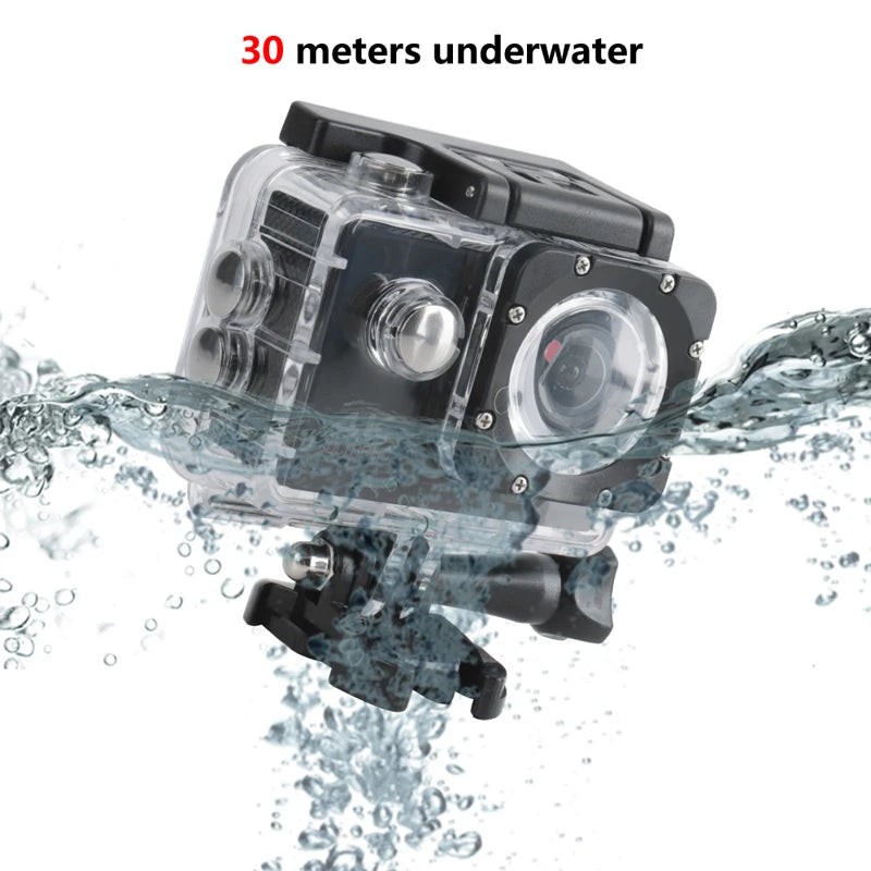 Ultra HD 4K/30fps WiFi 2.0-inch 170D Waterproof Helmet Video Recording Action Camera